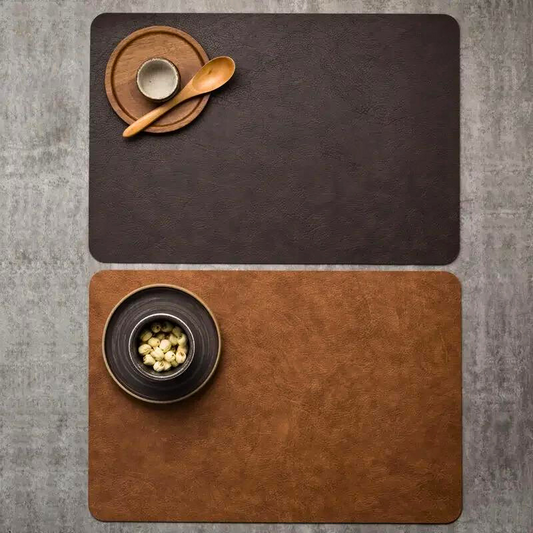 Vintage-Style Premium Leather Placemats