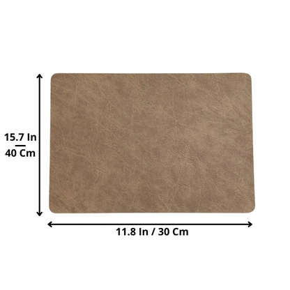 Vintage-Style Premium Leather Placemats