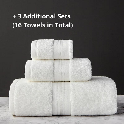 Ultra-Soft Egyptian Luxury Towel Set