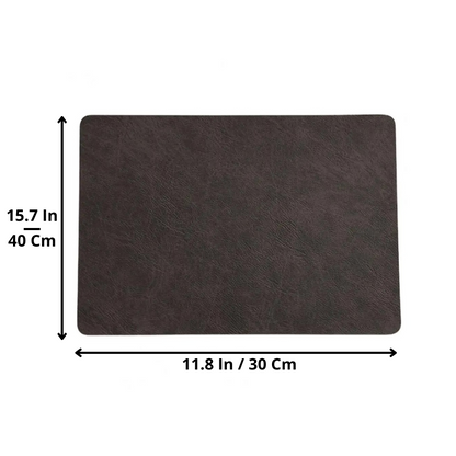 Vintage-Style Premium Leather Placemats