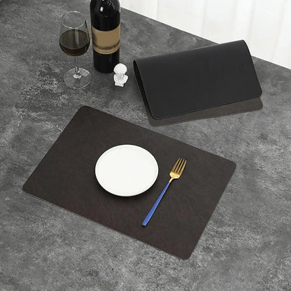 Vintage-Style Premium Leather Placemats