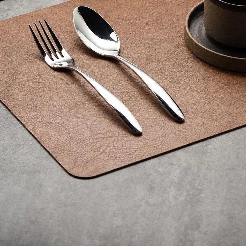 Vintage-Style Premium Leather Placemats